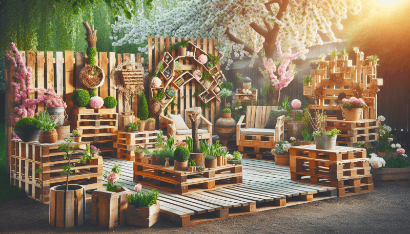 Creative Ways To Use Pallets For DIY Garden Projects