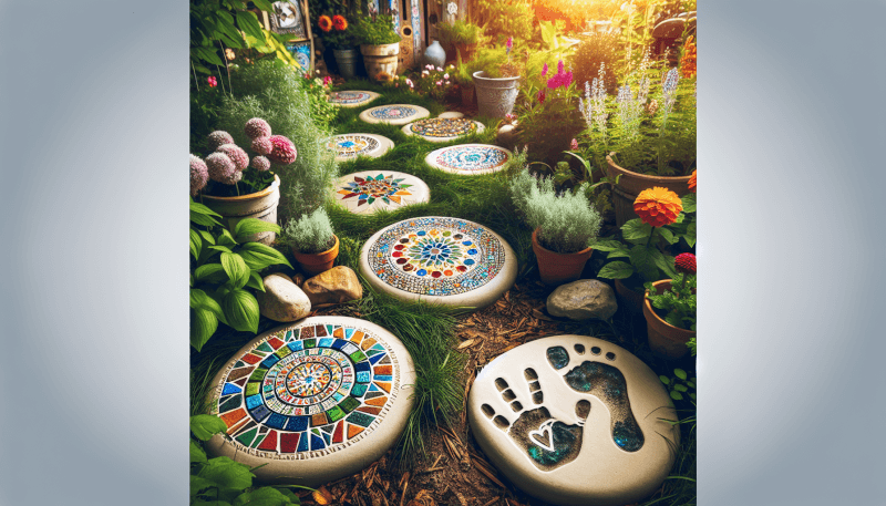 DIY Garden Stepping Stone Ideas For Personalization