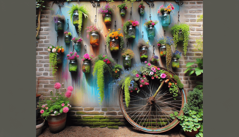 DIY Garden Wall Art Ideas For A Whimsical Touch