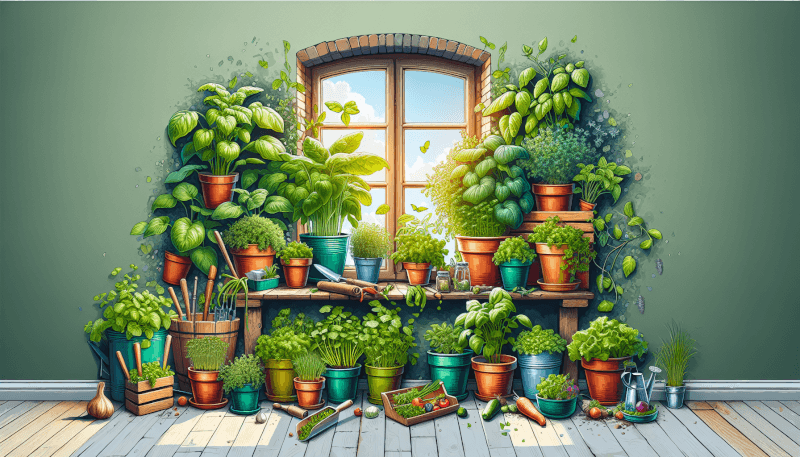 Indoor Apartment Vegetable Gardening
