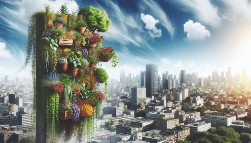 diy vertical garden ideas for urban gardening 2